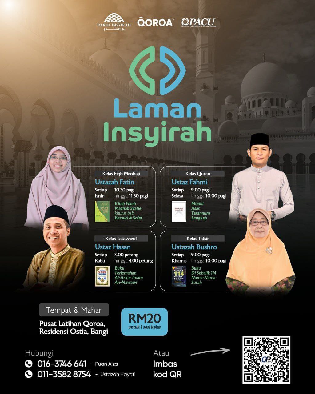 Kelas Fiqh Manhaji bersama Ustazah Fatin (CEO Harapan Hati Malaysia)